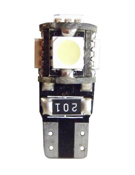 Kit 2 lampadine led T10 W5W no polarity warning canceller