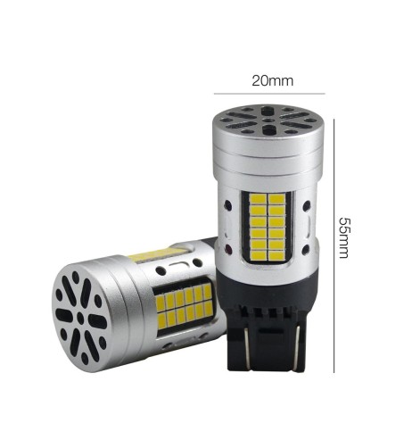 Kit 2 lampadine led T20 6500K CANBUS ventola integrata