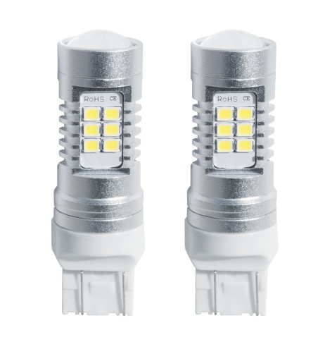 Kit 2 lampadine T20 led doppio filamento 21 5W led bianco
