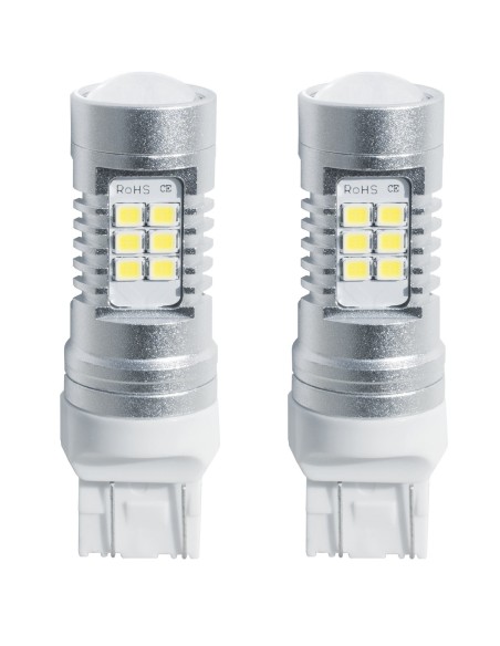 Kit 2 lampadine T20 led doppio filamento 21 5W led bianco