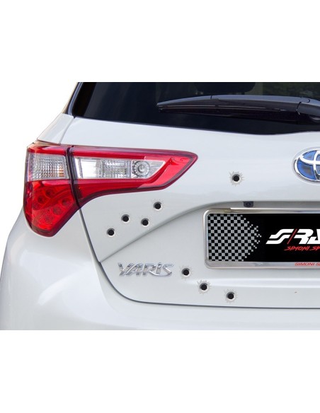 Kit 8 adesivi x auto design foro proiettile Bullet Holes