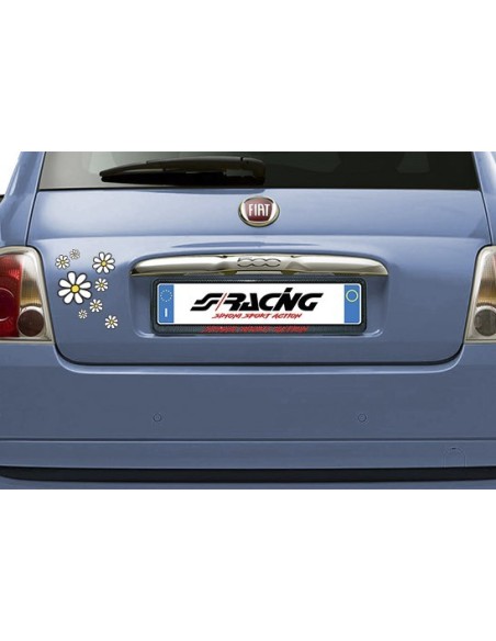 Kit 8 adesivi x auto design Margherite