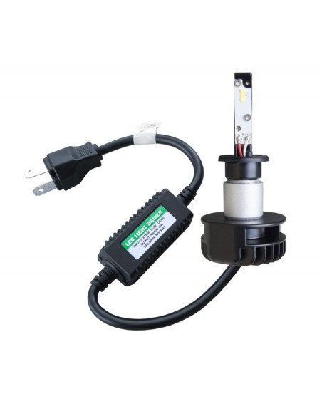Kit di conversione a LED 2pz lampada H1 16W 6000K con cablaggi e centralina