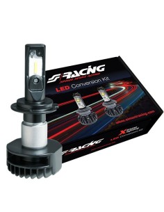 Kit di conversione a LED 2pz lampada H7 16W 6000K con cablaggi e centralina