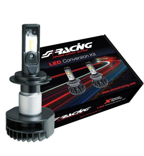 Kit di conversione a LED 2pz lampada H7 16W 6000K con cablaggi e centralina