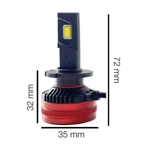 Kit di conversione a LED Force Led con chip custom D1 D2 35W