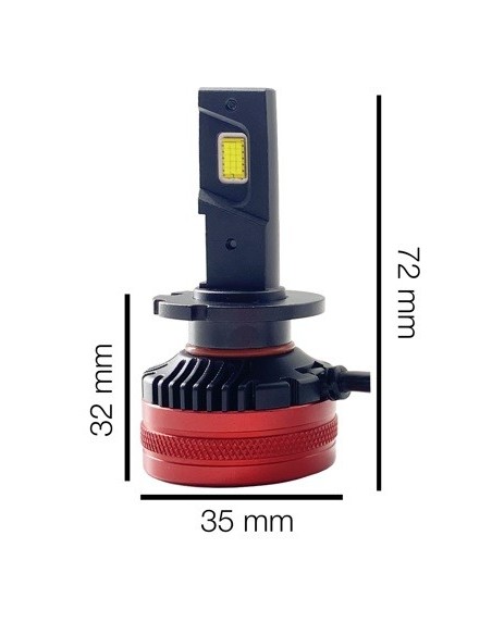 Kit di conversione a LED Force Led con chip custom D1 D2 35W