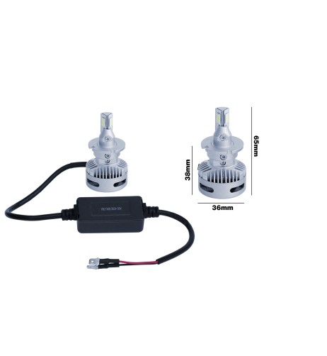 Kit di conversione a LED X Lens 2pz lampada D5S 18 40V 28 32W 6000K