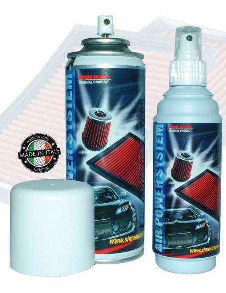 Kit pulizia per filtri auto detergente filtri Simoni Racing