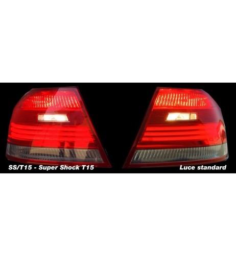 Lampadina alogena T15 12V 16W bianca Super Shock Simoni Racing