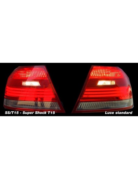 Lampadina alogena T15 12V 16W bianca Super Shock Simoni Racing