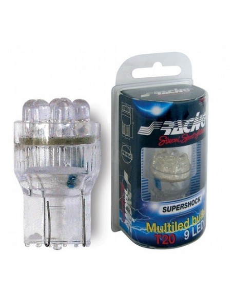 Lampadina led T20 multi 9 led mono filamento bianco