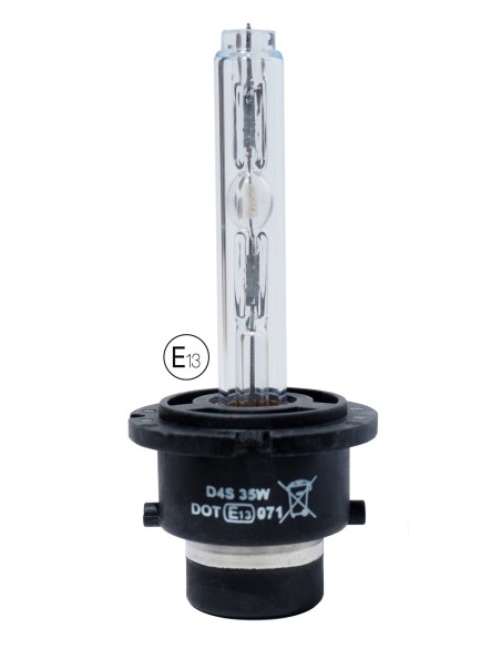 Lampadina ricambio auto omologata E13 per fari HID xenon D4S 5000K