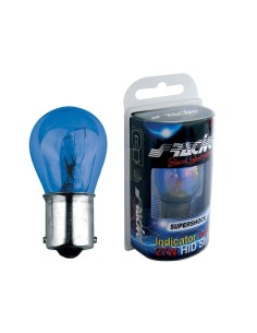 Lampadina singola alogena Bay15d superbianca Simoni Racing Super Shock