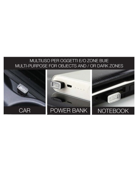 Luce Led USB multiuso di cortesia BLU