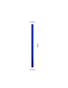 Manicotto Manitor in silicone rinforzato blu prolunga 1mt 28mm