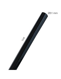 Manicotto Manitor in silicone rinforzato nero prolunga 1mt 51mm