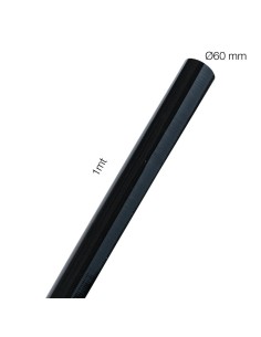 Manicotto Manitor in silicone rinforzato nero prolunga 1mt 60mm