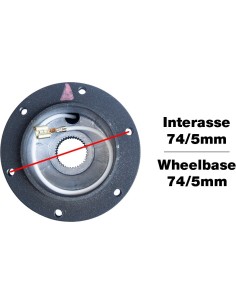 Mozzo volante conforme all originale per Fiat 500 600 fino al 1975 2