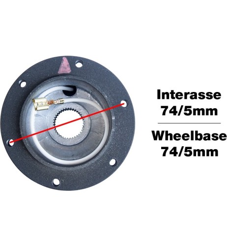 Mozzo volante conforme all originale per Fiat 500 600 fino al 1975