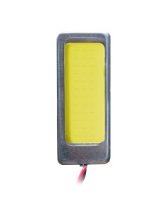 Pannello COB LED con adattatori T10 e C5W luce bianca 52x22mm