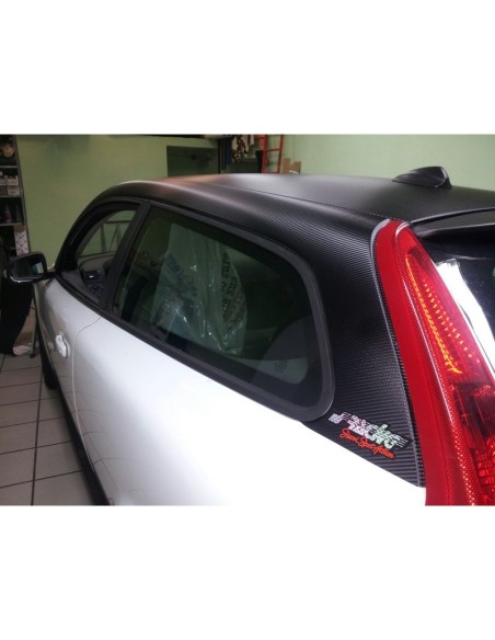 Pellicola adesiva wrapping carrozzeria carbon look 150cm x 1mt