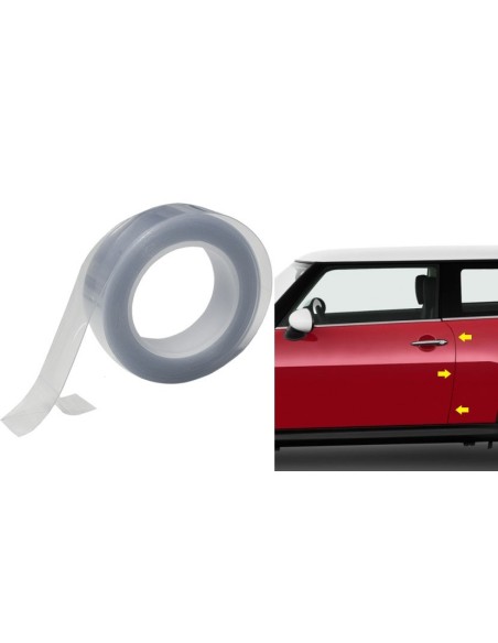 Pellicola protettiva adesiva trasparente profilo portiera 1 5x500cm