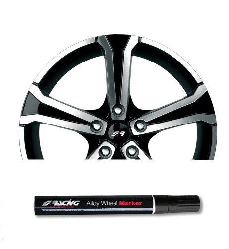 Pennarello correttore graffi per cerchi in lega colore NERO