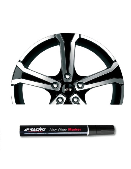 Pennarello correttore graffi per cerchi in lega colore NERO