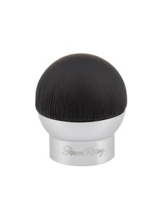 Pomello cambio universale Simoni Racing College pelle nera innesto a siring