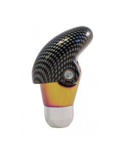 Pomello cambio universale Simoni Racing impugnatura regolabile carbon look 2