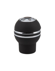 Pomello cambio universale Simoni Racing Indigo pelle nera innesto a siringa