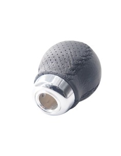 Pomello cambio universale Simoni Racing Set pelle nera innesto a siringa 2