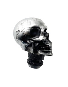 Pomello cambio universale Simoni Racing Skeletor cromato teschio con occhi  2
