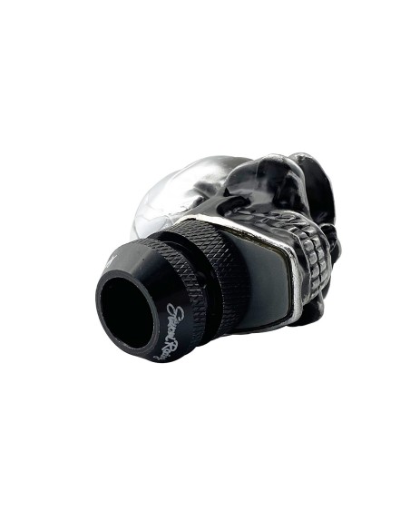 Pomello cambio universale Simoni Racing Skeletor cromato teschio con occhi 