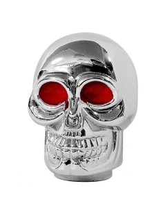 Pomello cambio universale Simoni Racing Skeletor teschio cromato con occhi  2
