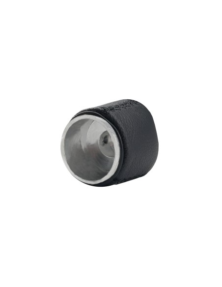 Pomello cambio universale Simoni Racing Special pelle nera innesto a siring
