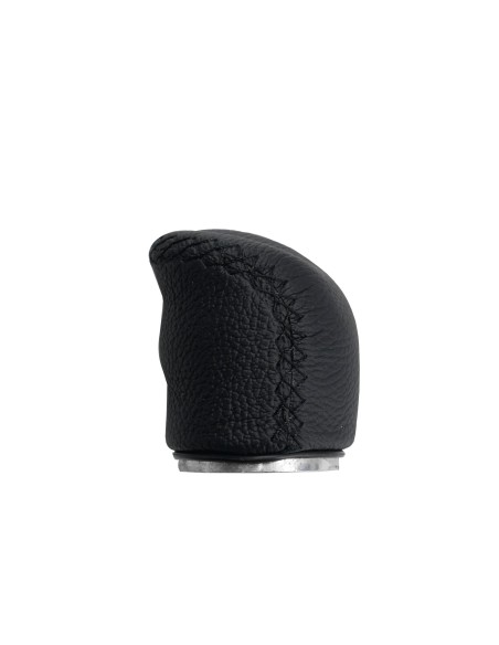 Pomello cambio universale Simoni Racing Special pelle nera innesto a siring