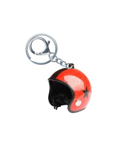 Portachiavi auto moto camion Simoni Racing casco rosso