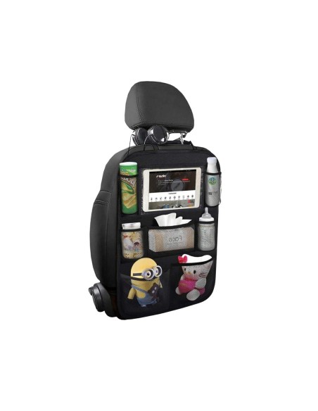 Protezione sedile auto porta tablet organizer 61x41cm con cinghie regolabil