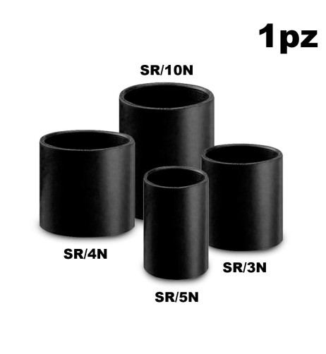 Raccordo dritto in gomma per filtri aria entrata 89mm uscita 89mm