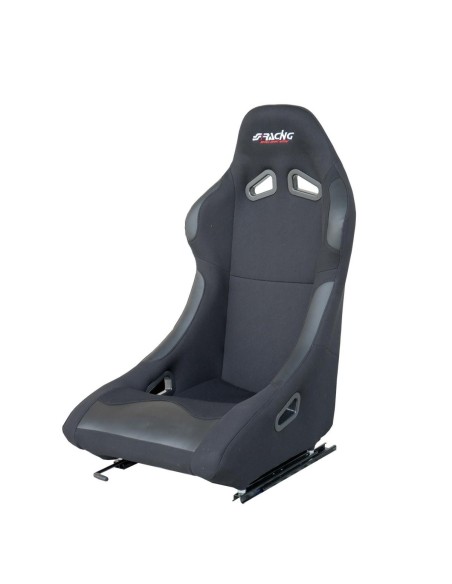 Sedile sportivo non reclinabile Simoni Racing Damon in tessuto nero