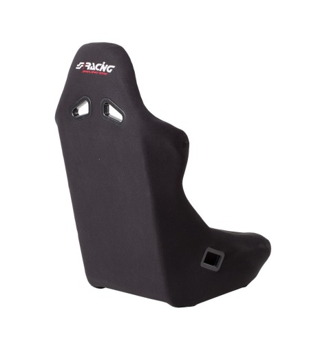 Sedile sportivo non reclinabile Simoni Racing Damon in tessuto nero