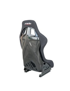 Sedile sportivo non reclinabile Simoni Racing Lewis tessuto nero 2