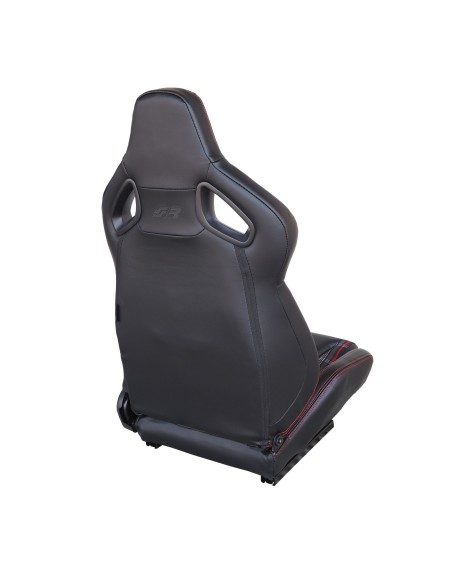 Sedile sportivo reclinabile Simoni Racing Jackie eco pelle leva a sinistra