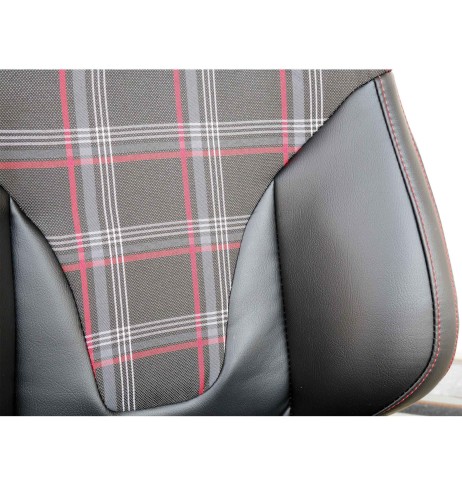 Sedile sportivo reclinabile Simoni Racing Jackie eco pelle leva a sinistra