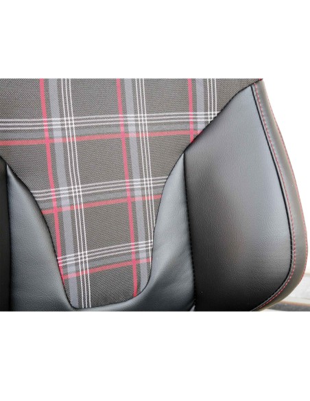 Sedile sportivo reclinabile Simoni Racing Jackie eco pelle leva a sinistra