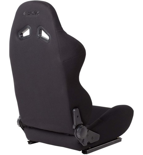 Sedile sportivo reclinabile Simoni Racing Max tessuto nero