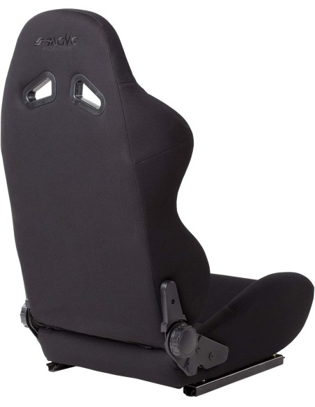 Sedile sportivo reclinabile Simoni Racing Max tessuto nero