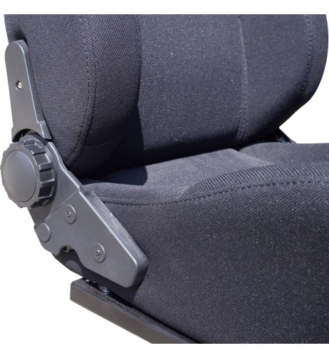 Sedile sportivo reclinabile Simoni Racing Max tessuto nero